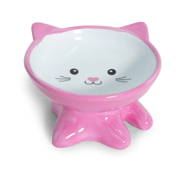 Comedouro Porcelana Postura Correta para Gatos