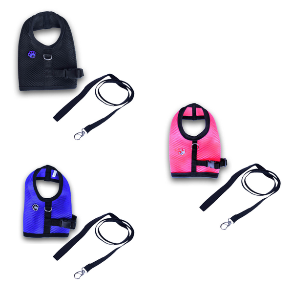 Conjunto Peitoral Ajustável e Guia Prime