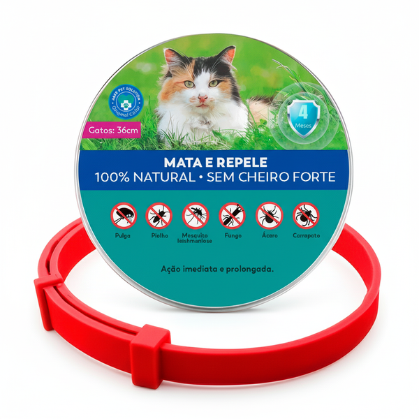 Coleira Antipulgas Safe Pet para Gatos