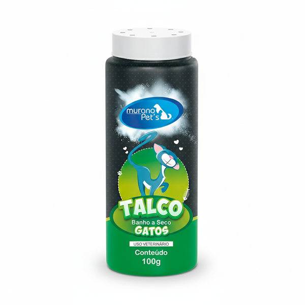 Talco Banho a Seco para Gatos - 100g
