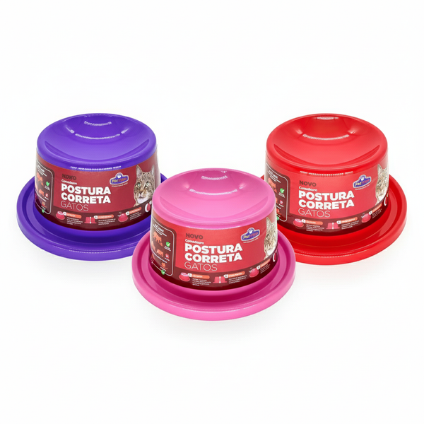 Comedouro Postura Correta para Gato