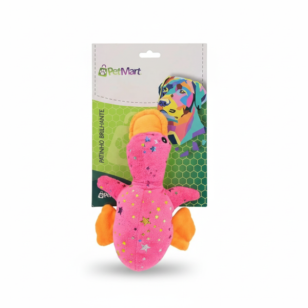 Pelúcia Patinho Brilhante para Cães