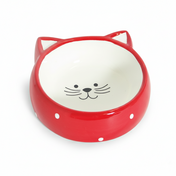 Comedouro Porcelana Face Cat para gatos