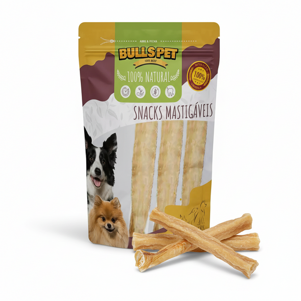 Petisco Natural Tubinho Suíno para Cães - 3 un.